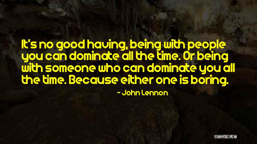 Being One With Someone Quotes By John Lennon