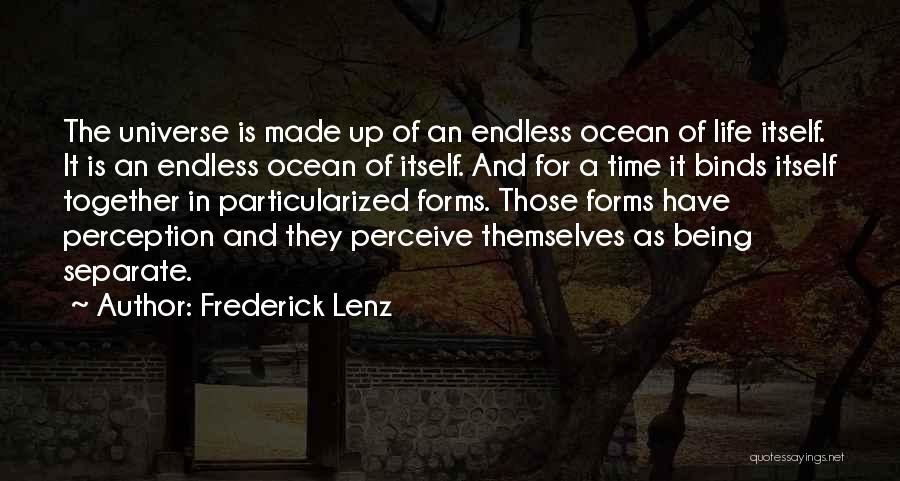 Being One With The Ocean Quotes By Frederick Lenz