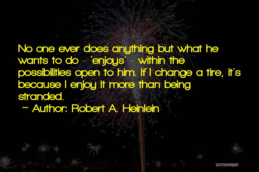 Being Open To Possibilities Quotes By Robert A. Heinlein