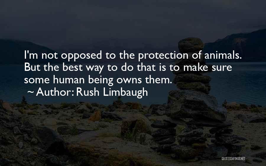 Being Opposed Quotes By Rush Limbaugh