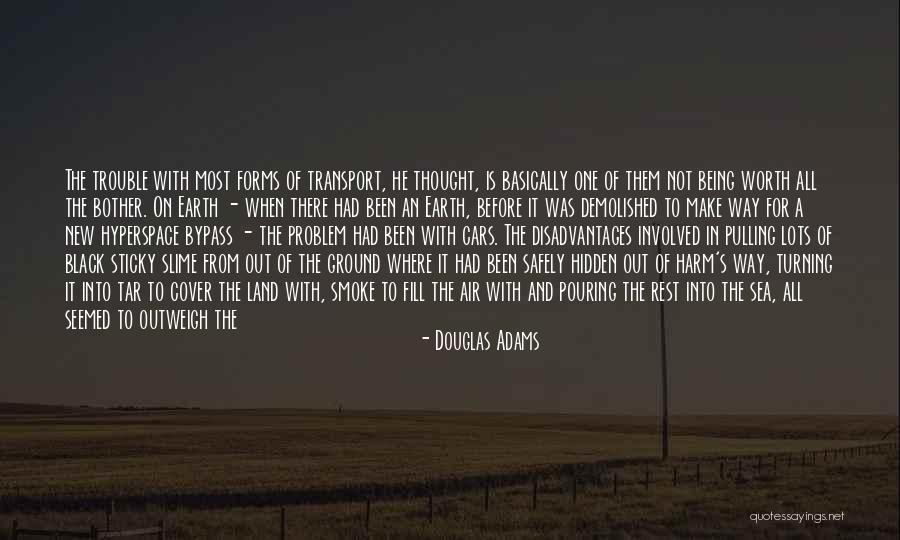 Being Out At Sea Quotes By Douglas Adams