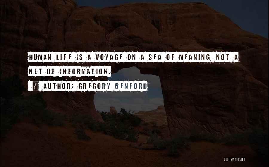 Being Out At Sea Quotes By Gregory Benford
