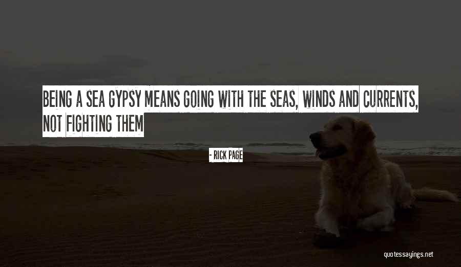 Being Out At Sea Quotes By Rick Page