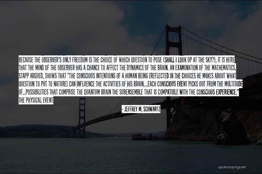 Being Out In Nature Quotes By Jeffrey M. Schwartz Being Out In Nature Quotes By Jeffrey M. Schwartz