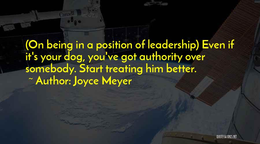 Being Over Him Quotes By Joyce Meyer