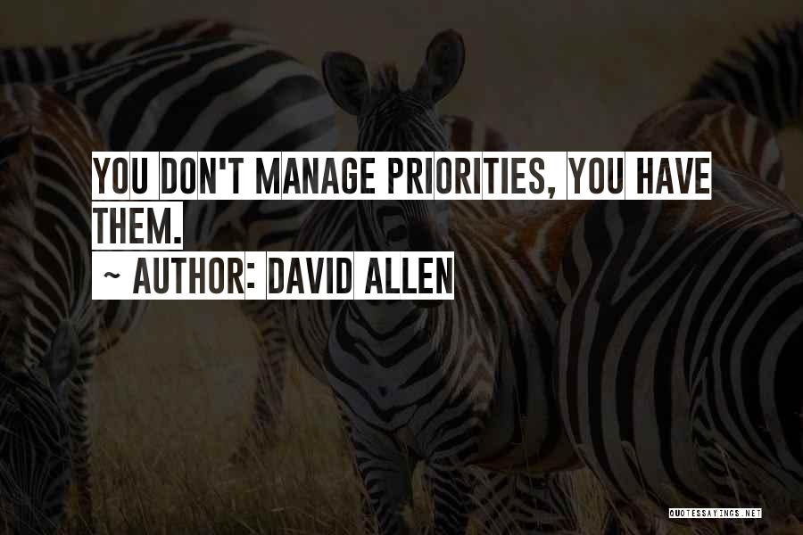 Being Overqualified Quotes By David Allen