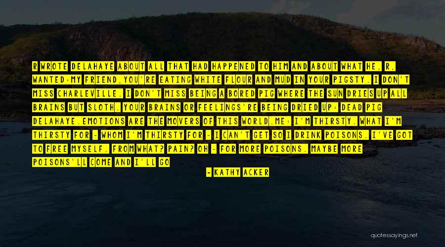 Being Pain Free Quotes By Kathy Acker Being Pain Free Quotes By Kathy Acker