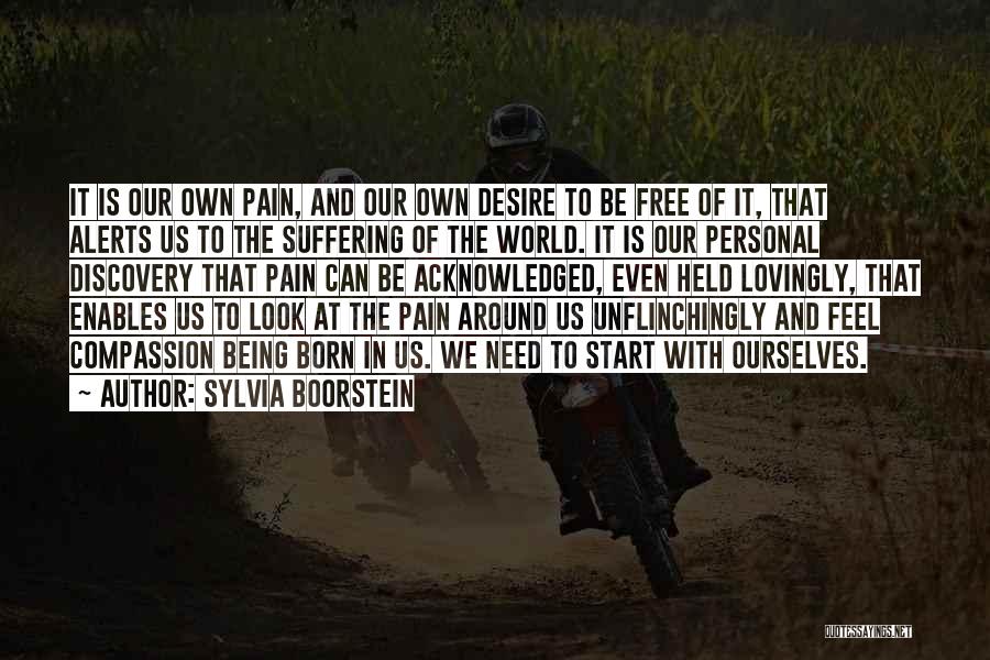 Being Pain Free Quotes By Sylvia Boorstein