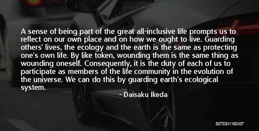 Being Part Of A Community Quotes By Daisaku Ikeda Being Part Of A Community Quotes By Daisaku Ikeda