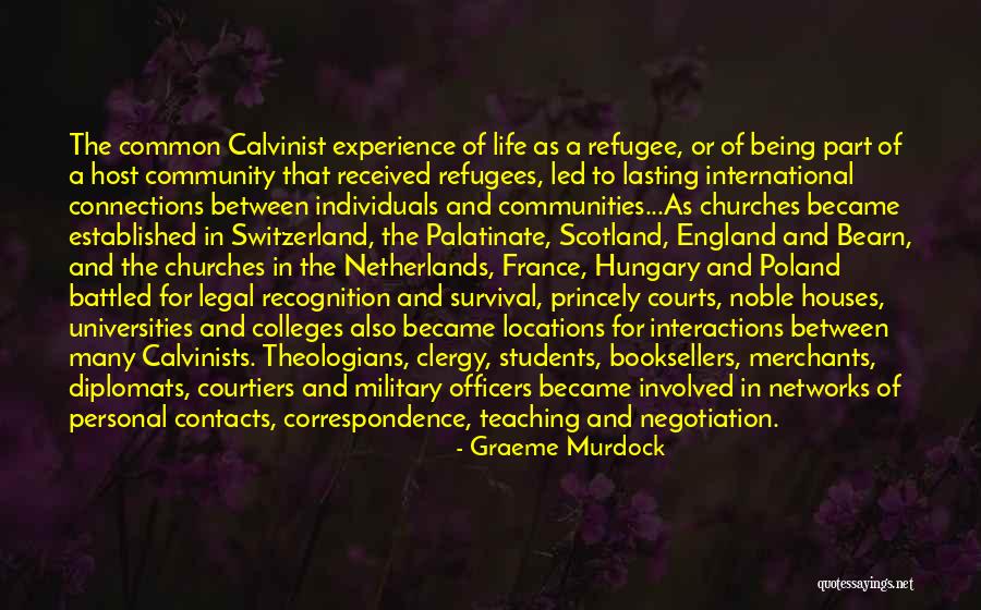 Being Part Of A Community Quotes By Graeme Murdock