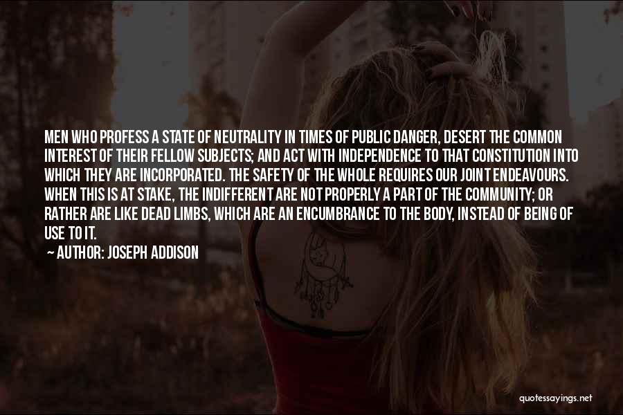 Being Part Of A Community Quotes By Joseph Addison