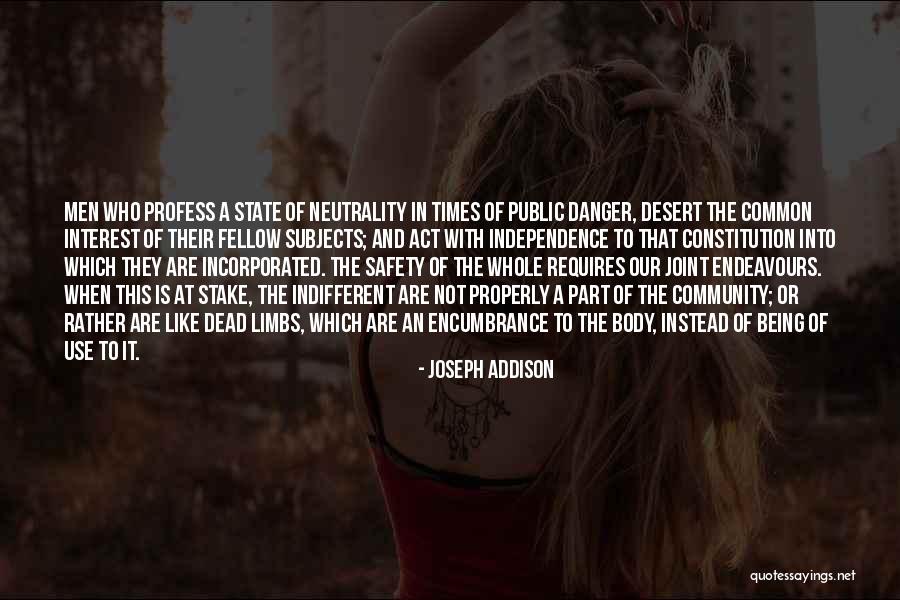 Being Part Of A Community Quotes By Joseph Addison