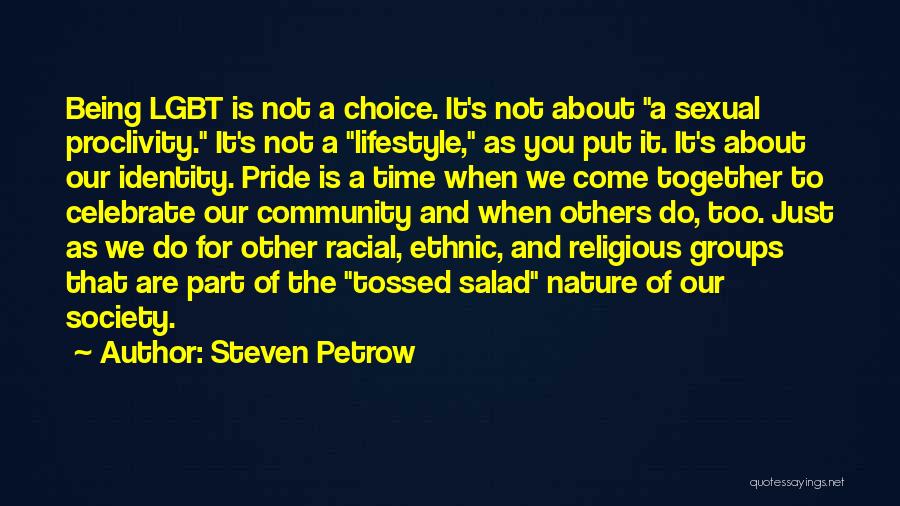 Being Part Of A Community Quotes By Steven Petrow