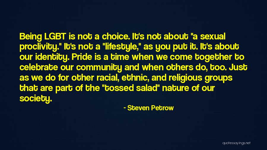 Being Part Of A Community Quotes By Steven Petrow Being Part Of A Community Quotes By Steven Petrow
