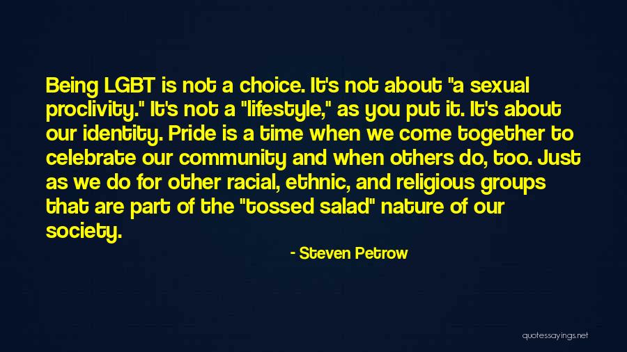 Being Part Of A Community Quotes By Steven Petrow