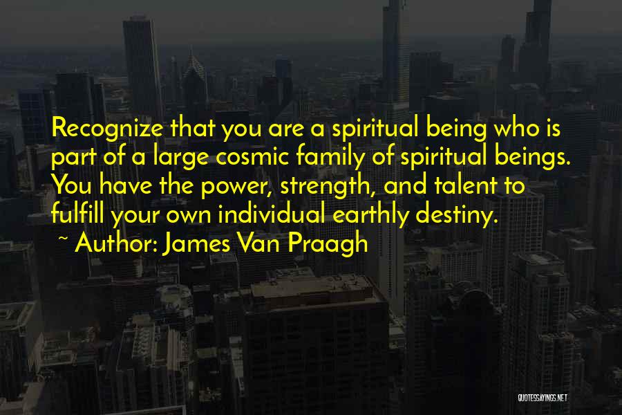 Being Part Of A Family Quotes By James Van Praagh
