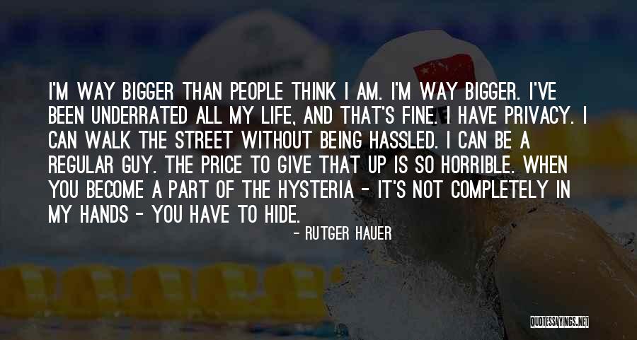 Being Part Of Something Bigger Quotes By Rutger Hauer Being Part Of Something Bigger Quotes By Rutger Hauer