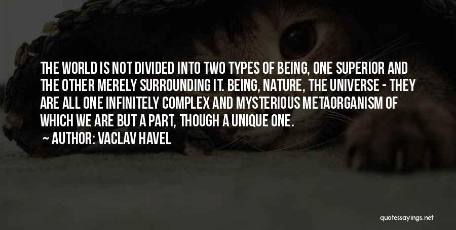 Being Part Of The World Quotes By Vaclav Havel