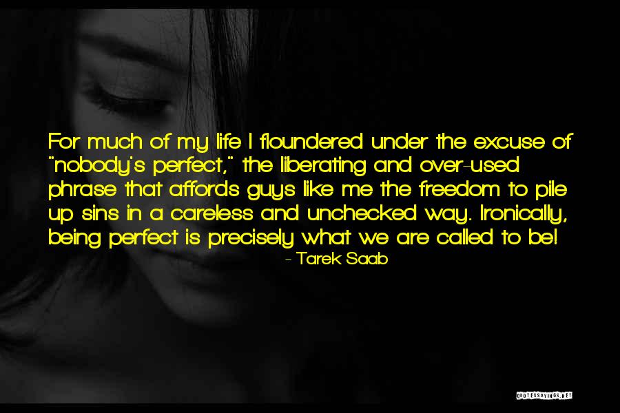 Being Perfect For Me Quotes By Tarek Saab Being Perfect For Me Quotes By Tarek Saab