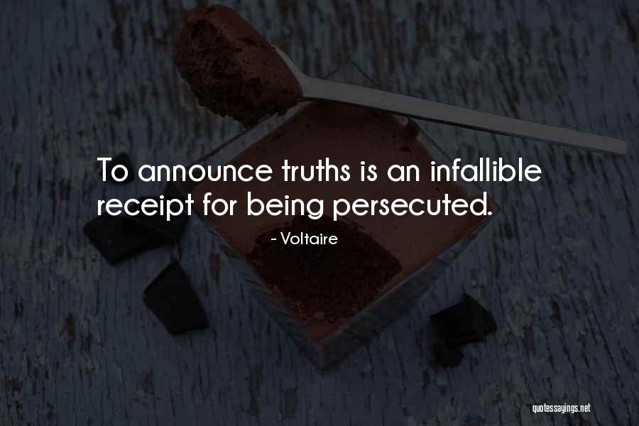 Being Persecuted Quotes By Voltaire Being Persecuted Quotes By Voltaire
