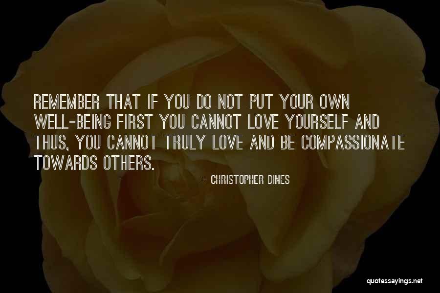 Being Petite Quotes By Christopher Dines