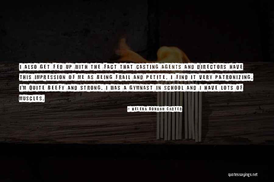Being Petite Quotes By Helena Bonham Carter
