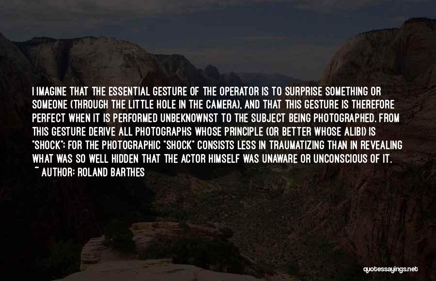 Being Photographed Quotes By Roland Barthes