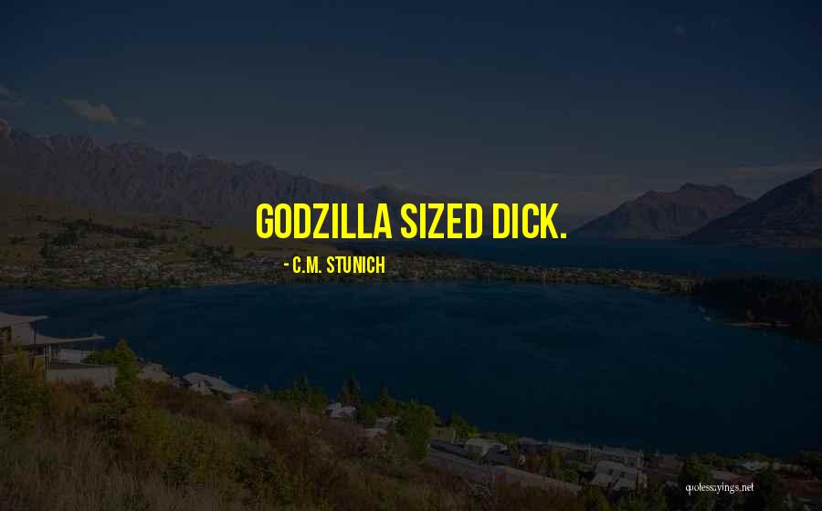 Being Plus Sized Quotes By C.M. Stunich