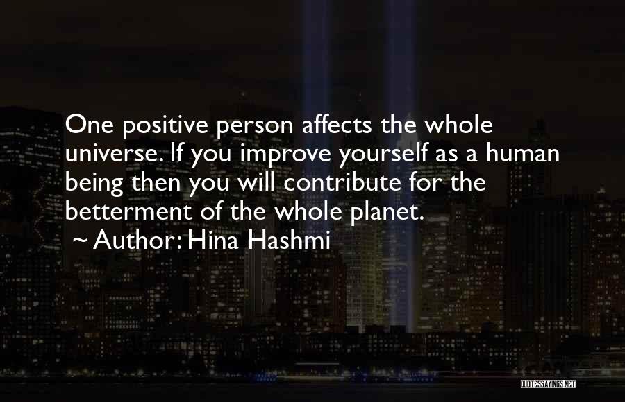 Being Positive Quotes By Hina Hashmi