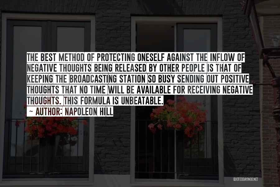 Being Positive Quotes By Napoleon Hill