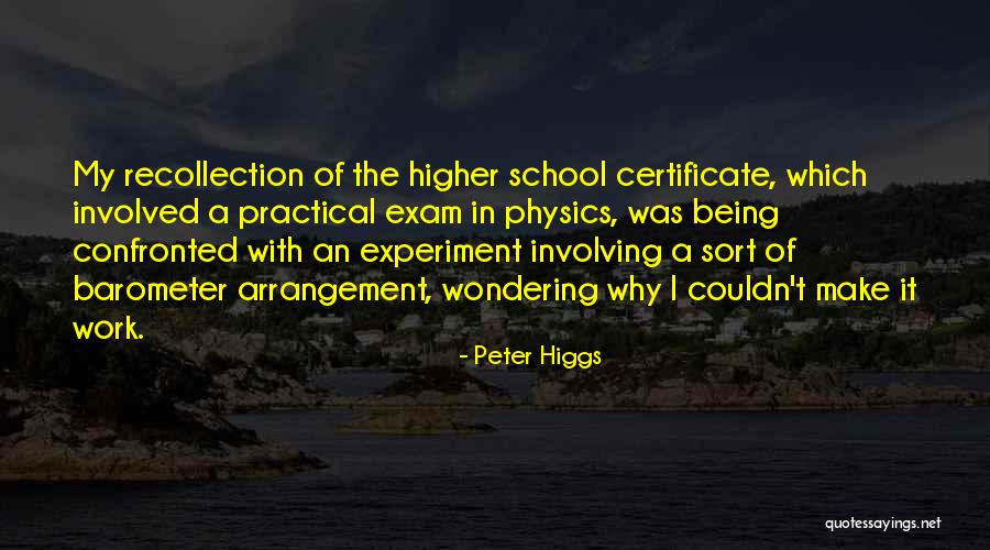 Being Practical Quotes By Peter Higgs Being Practical Quotes By Peter Higgs