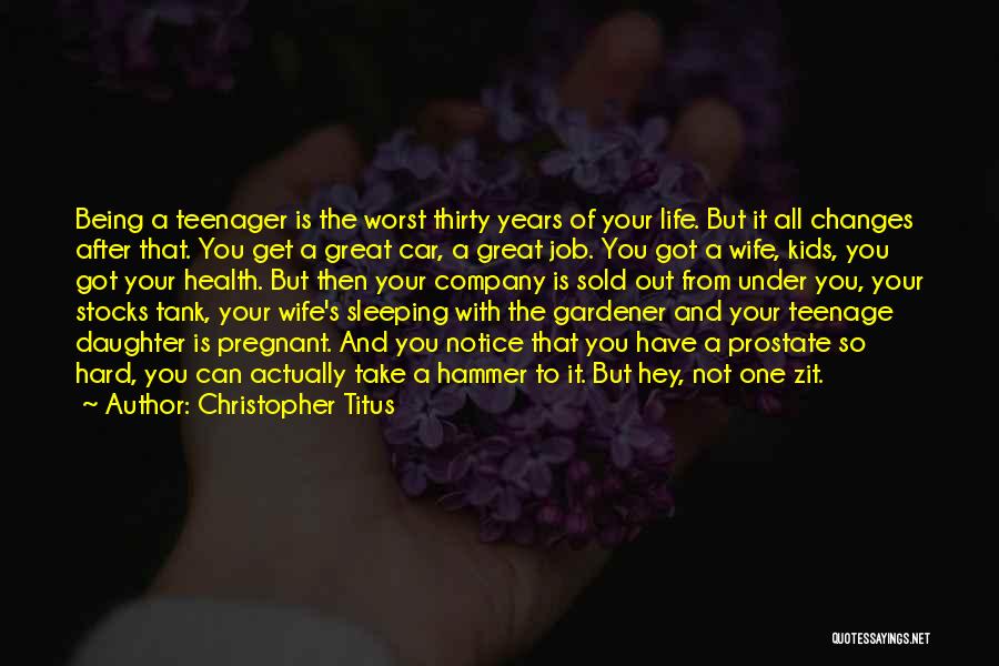 Being Pregnant Quotes By Christopher Titus