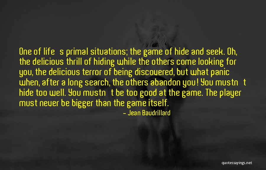 Being Primal Quotes By Jean Baudrillard Being Primal Quotes By Jean Baudrillard