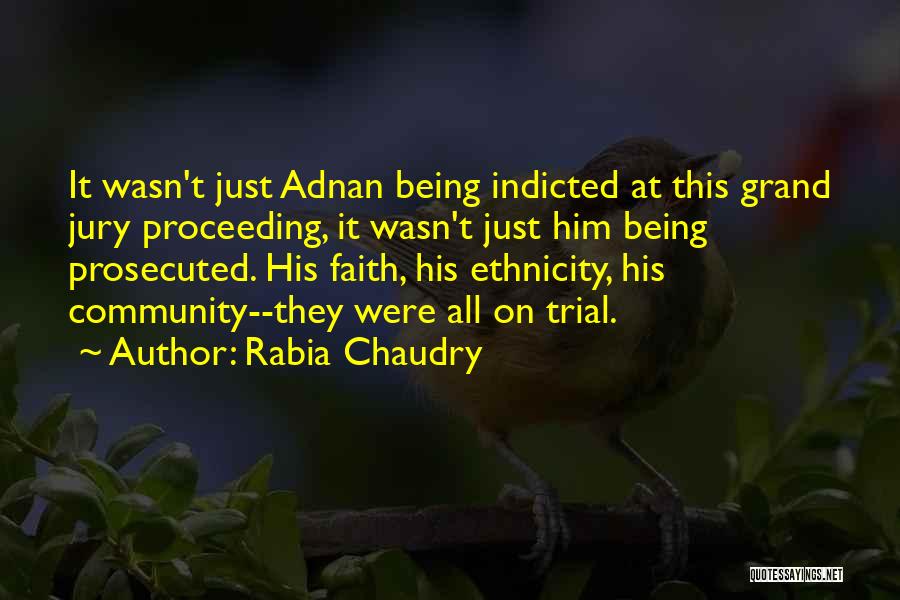 Being Prosecuted Quotes By Rabia Chaudry