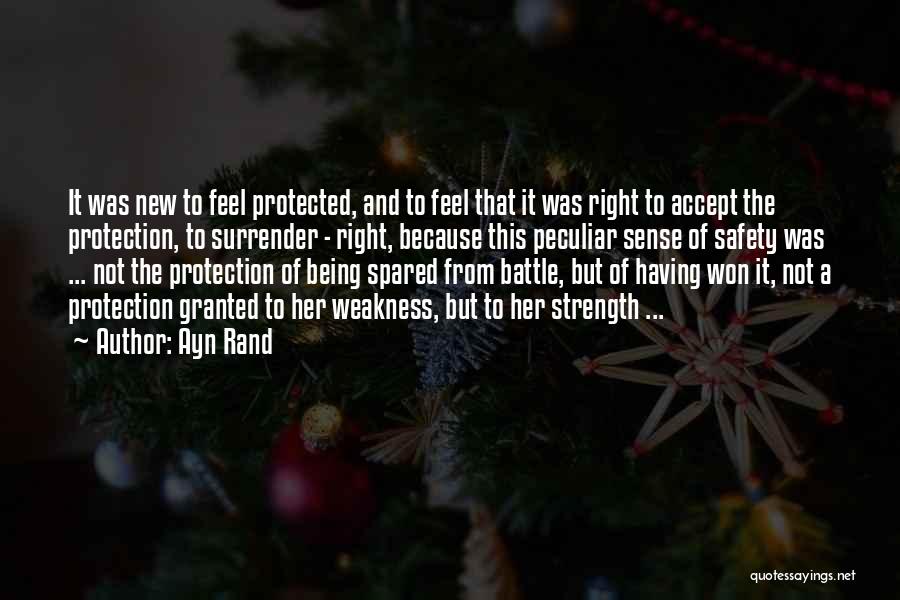 Being Protected Quotes By Ayn Rand