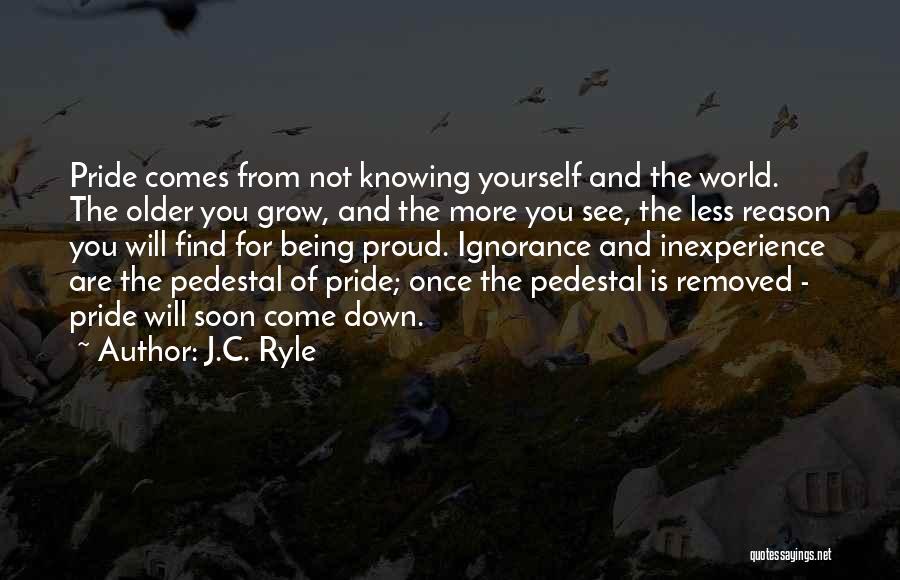 Being Proud Of Someone Quotes By J.C. Ryle
