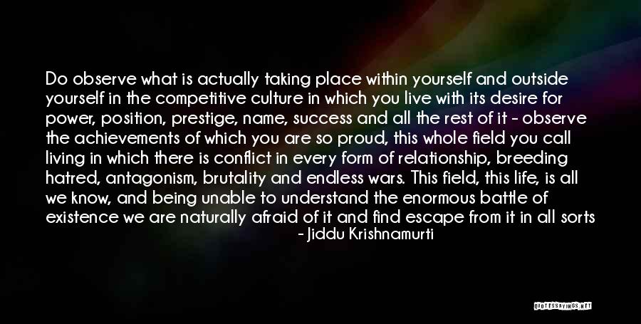Being Proud Of Your Name Quotes By Jiddu Krishnamurti Being Proud Of Your Name Quotes By Jiddu Krishnamurti