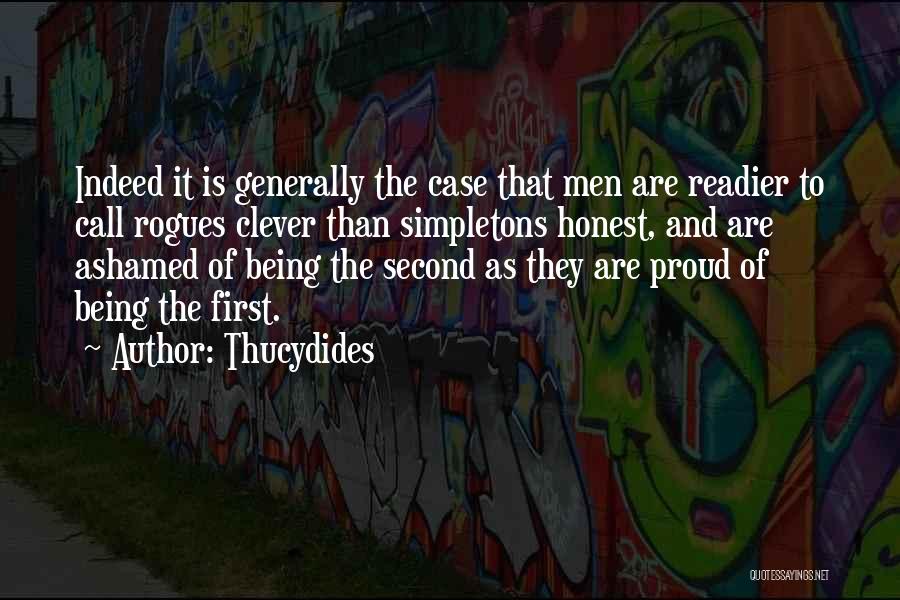 Being Proud Of Yourself Quotes By Thucydides