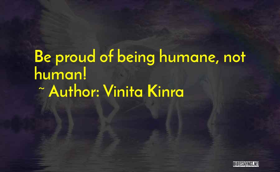 Being Proud Of Yourself Quotes By Vinita Kinra