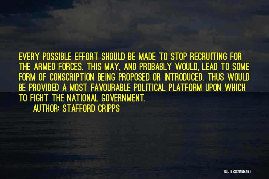 Being Provided For Quotes By Stafford Cripps