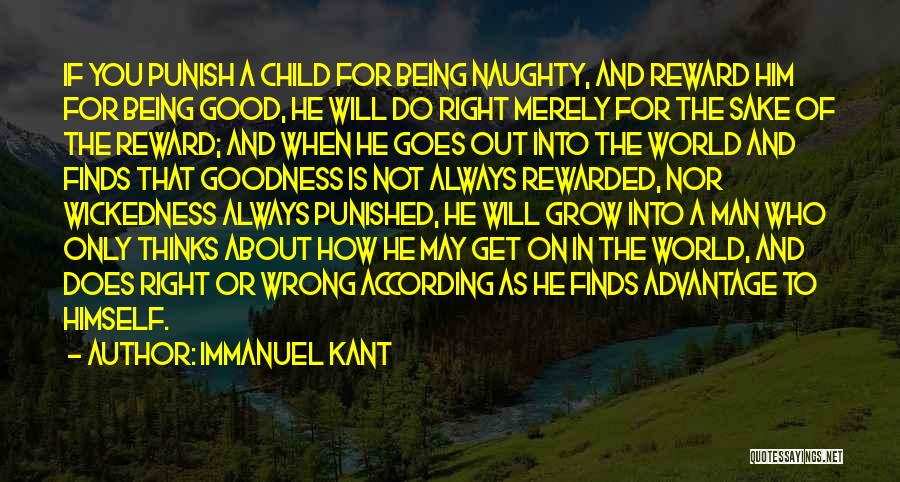 Being Punished For Doing The Right Thing Quotes By Immanuel Kant