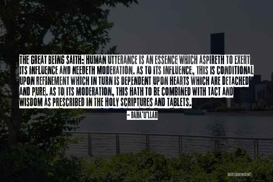 Being Pure At Heart Quotes By Baha'u'llah Being Pure At Heart Quotes By Baha'u'llah