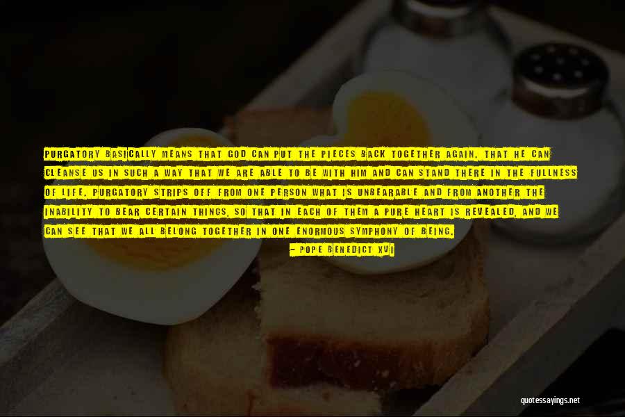 Being Pure At Heart Quotes By Pope Benedict XVI Being Pure At Heart Quotes By Pope Benedict XVI