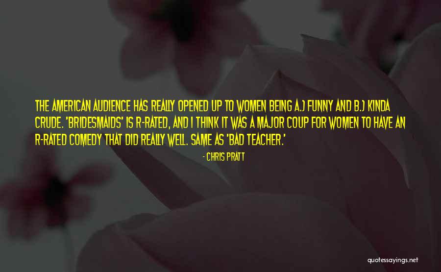 Being Rated Quotes By Chris Pratt Being Rated Quotes By Chris Pratt