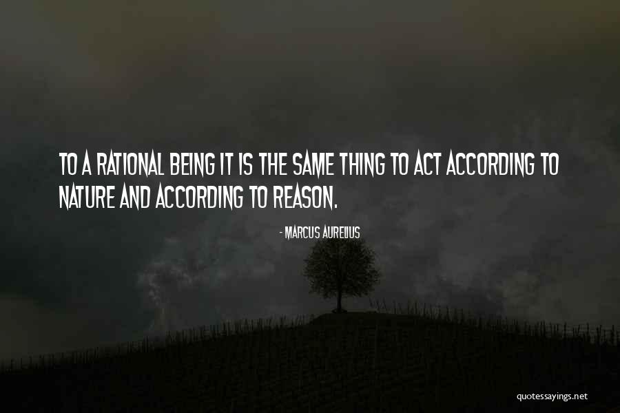 Being Rational Quotes By Marcus Aurelius Being Rational Quotes By Marcus Aurelius
