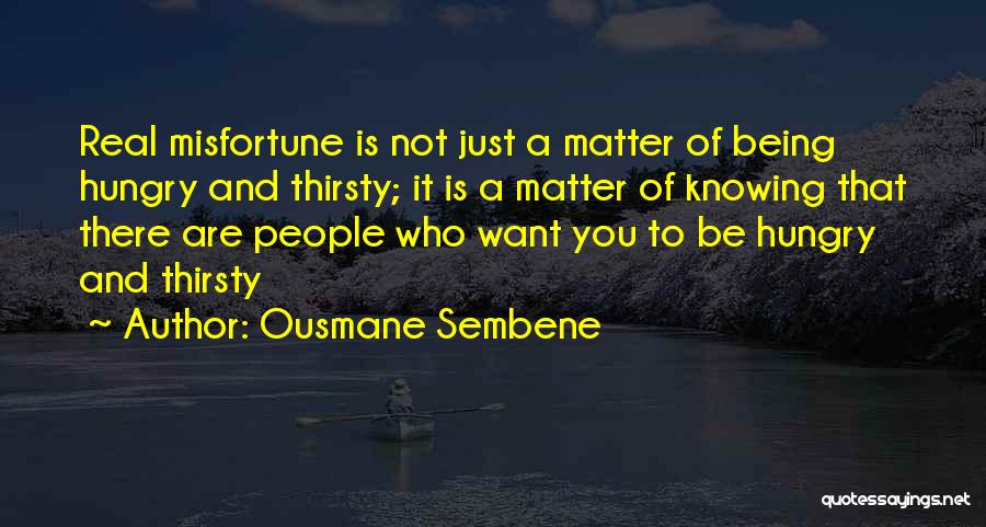 Being Real You Quotes By Ousmane Sembene