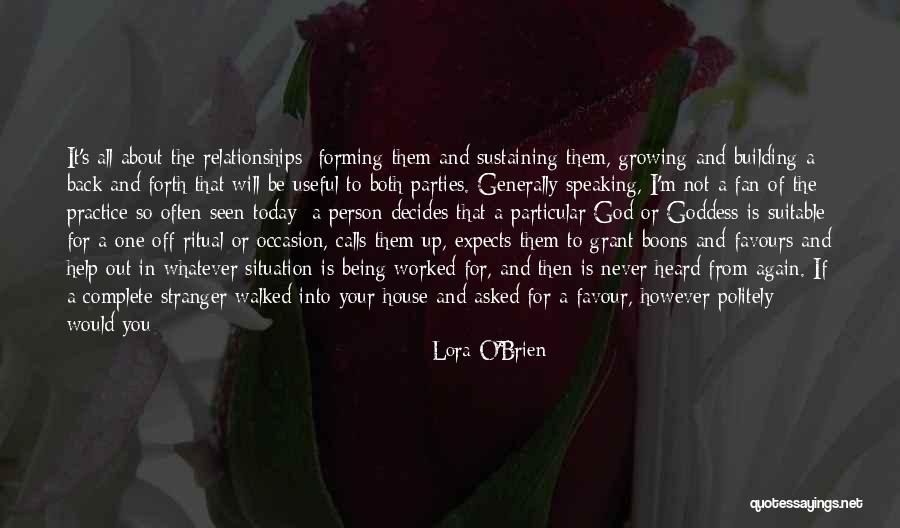 Being Respectful Quotes By Lora O'Brien