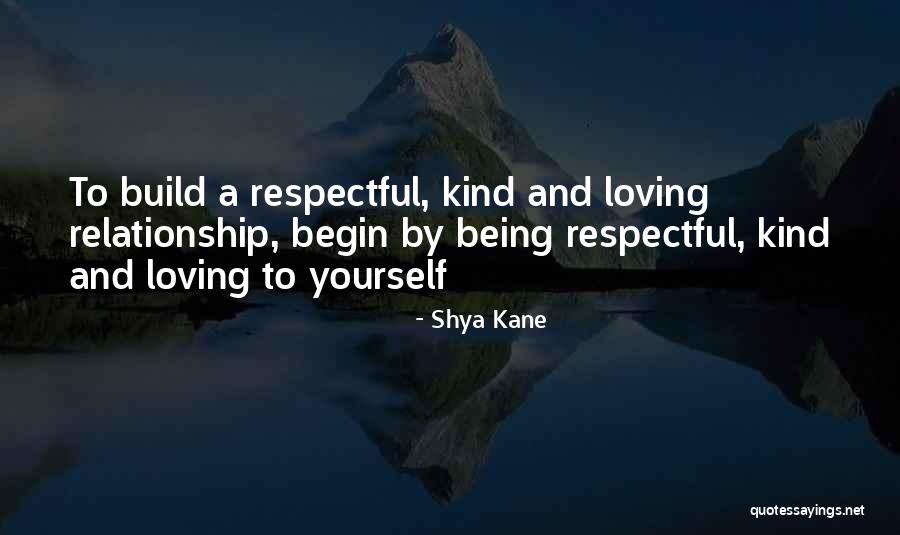 Being Respectful Quotes By Shya Kane