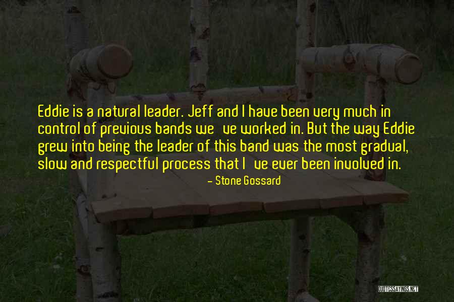 Being Respectful Quotes By Stone Gossard