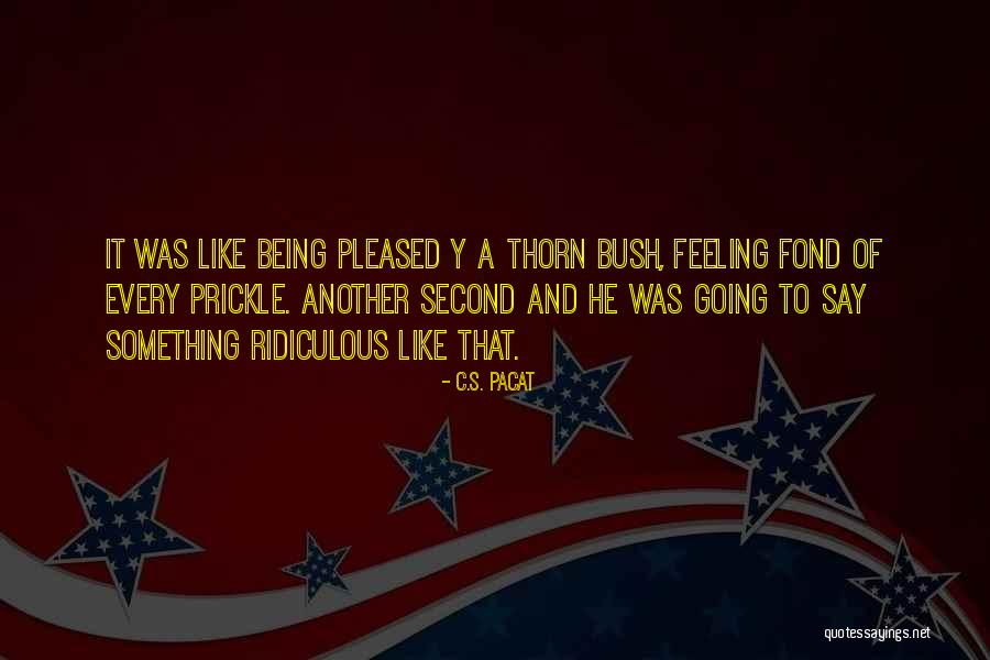Being Ridiculous Quotes By C.S. Pacat Being Ridiculous Quotes By C.S. Pacat